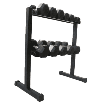 Juego de Mancuernas y Rack