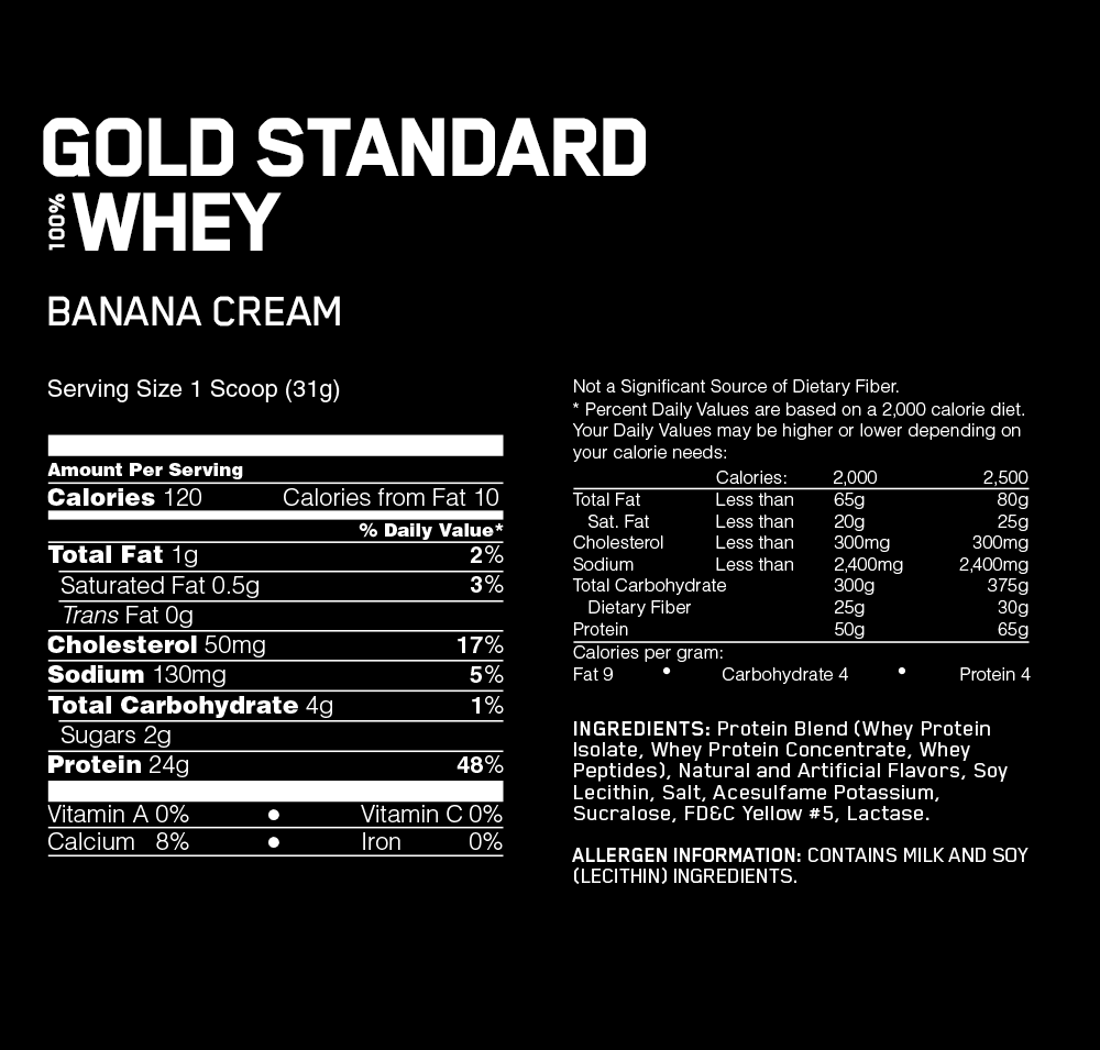 100 WHEY GOLD STANDARD ON Universal Fitness