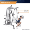 Home gym con sistema de jaula MD-9010G - Imagen 4