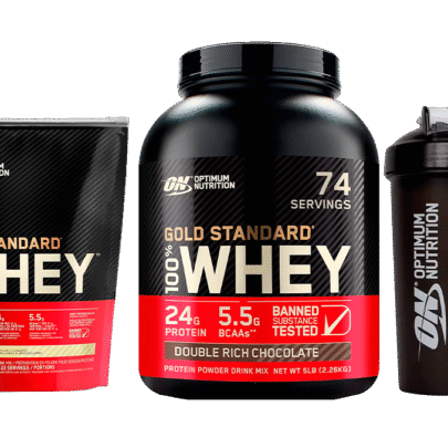 Combo Gold Standar 5lb + 1.5lb Proteina  + Shaker
