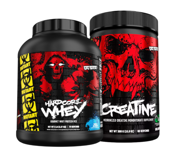 Combo Whey hardcore + creatina monohidratada Mutant