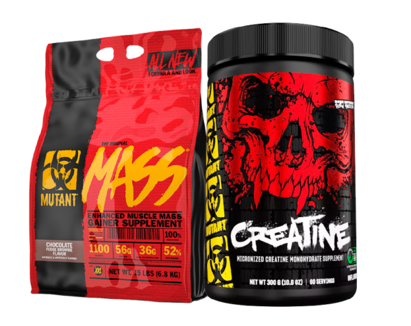 Combo Mass Gainer 15lb + Creatina  Mutant