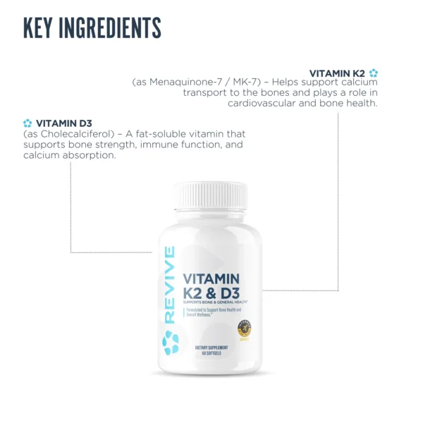 Vitamina D3 + K2 - Imagen 3