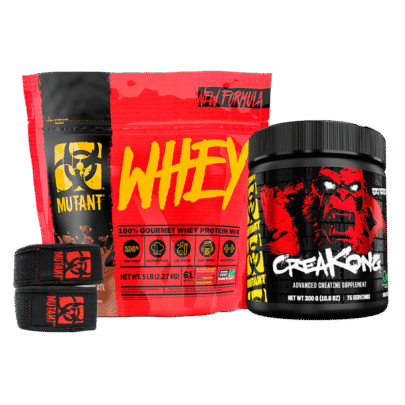Whey Vainilla 5lb + Creatina gratis + Lifting strap