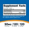 Zinc Gluconate 50mg Nutricost - Imagen 2