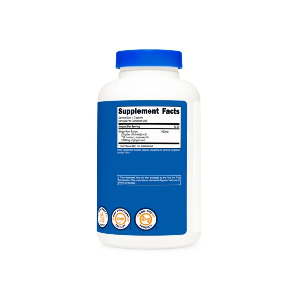 Extrato de jengibre Nutricost - Imagen 2