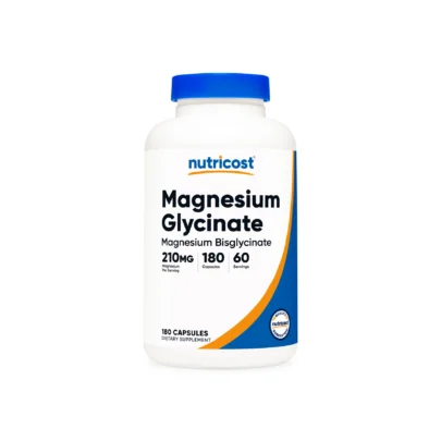Magnesio de Glicinato 210mg nutricost