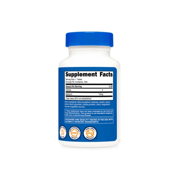 Melatonina 10mg 240tab Nutricost - Imagen 3