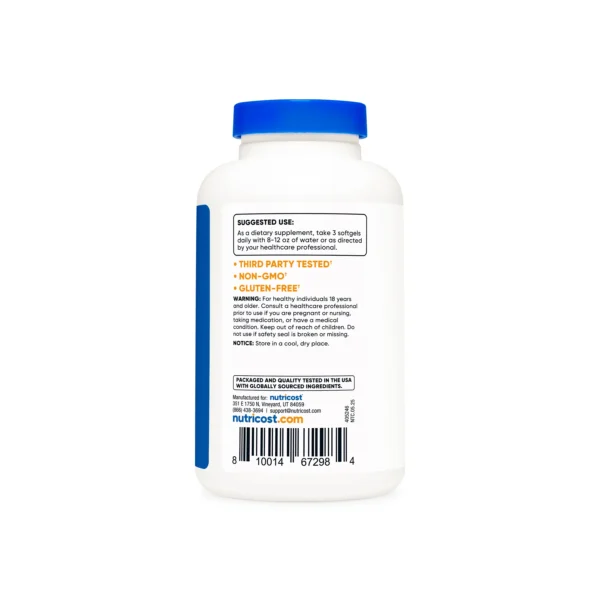 Omega 3 1250mg Nutricost - Imagen 3