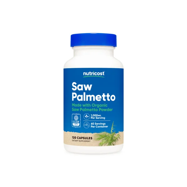 Saw Palmetto 500mg Nutricost