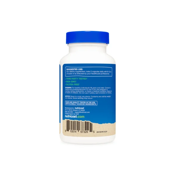 Saw Palmetto 500mg Nutricost - Imagen 3