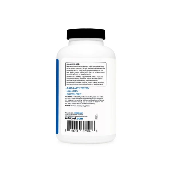 ZMA 490mg Nutricost - Imagen 2