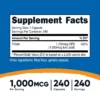 Folic Acid B9 100mg Nutricost - Imagen 2