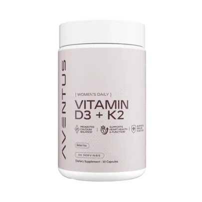 Vitamina D3 y K2 Aventus