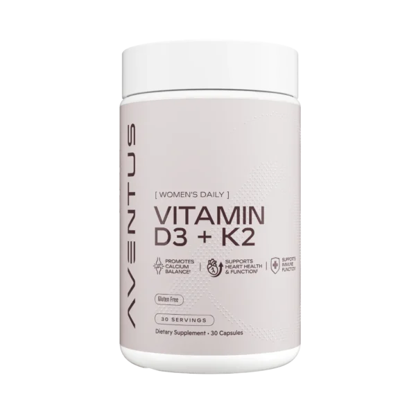 Vitamina D3 y K2 Aventus