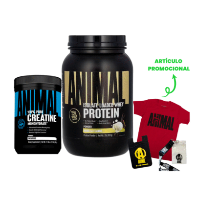 Combo Animal ISO 4lb + Creatina 500 gr + Artículo Promo