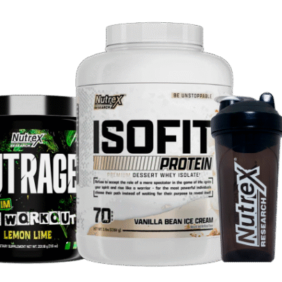 Combo Isofit 5lb + Preworkout Outrage + Shaker